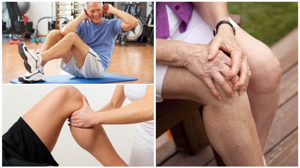 Arthrosis of the prevention of the knee joints