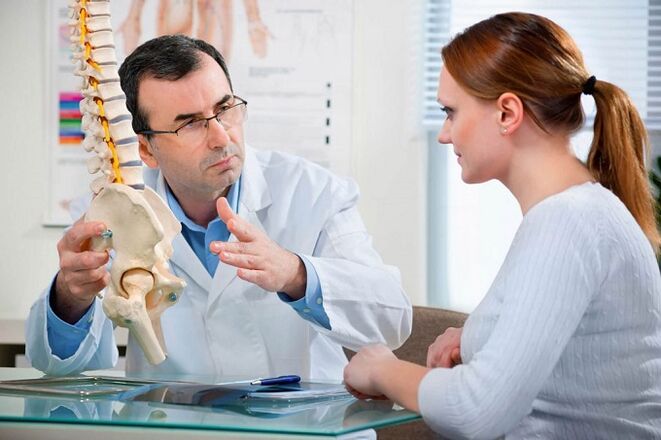 Appeal to a specialist for the treatment of lumbar osteochondosis